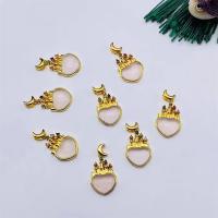 Colgante de Castillo de Concha Blanca de Oro 18K Auténtico Regalo Romántico Clásico para Mujer - details 3
