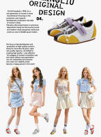 Aumento de altura interior zapatos Forrest Gump de cuero de 3 cm nuevas zapatillas planas de Velcro zapatos versátiles - details 4
