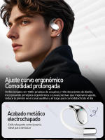 SANLEPUS Auriculares Inalámbricos Bluetooth 5.4 con HiFi y Graves Ultra Potentes - 60 Horas Autonomía, Auriculares Deportivos Abiertos, Diseño Ergonómico - Para Corredores y Amantes del Fitness - details 4