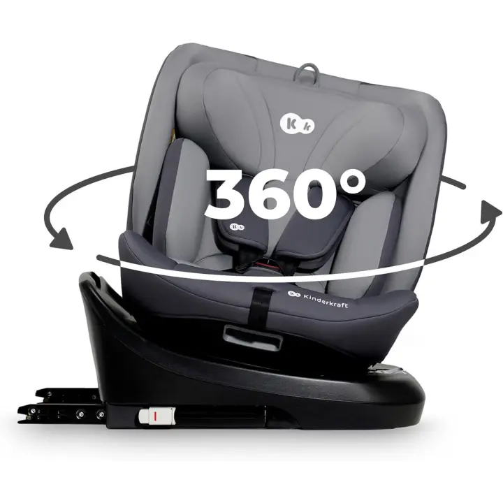 coche, I-SIZE 40-150 cm, Isofix, Silla coche bebé, para niños, Ajustable, Sillade, RWF, FWF, Asiento de coche Universal, 360º, Grupo 0+/1/2/3, 0-36 kg, Negro - 1