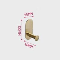Gancho de almacenamiento de pared elegante de acero inoxidable resistente a la corrosión, conjunto de 4 piezas para colgar toallas - details 9