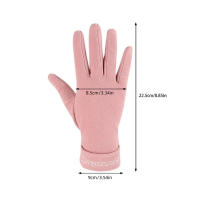 Guantes cálidos de invierno para mujer con dedos sensibles, uso con pantalla táctil, adecuados para trabajar y conducir - details 3