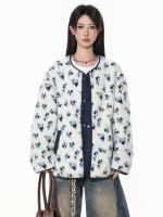 ¡Oferta! Chaqueta de Piel Sintética para Mujer - Abrigo de Mezclilla con Forro Polar Sin Cuello - Moda Invierno - details 7