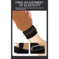 Guantes de Gimnasio de Cuero de Vaca Almohadillas Antideslizantes para Levantamiento de Cinturón de Peso Equipo de Fitness Portátil - details 4