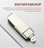 Tarjeta de Memoria USB3.0 Rotativa para iPhone 2TB, 1T, 512G Interfaz de Hardware Type-C a Lightning A Prueba de Golpes - details 6