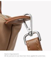 NOVEDAD DE VERANO 2025, bandolera de tela suave impermeable Simple para mujer, mochila de lujo de alta gama - details 19