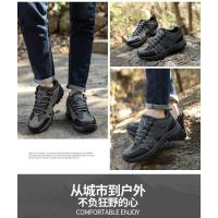 Zapatos de senderismo para hombre al aire libre, forro de cuero resistente al desgaste, suela de goma sintética - details 12