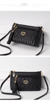 Mamá Mujeres de mediana edad, Mini bolso cruzado, bolso de mensajero suave con borlas para mujer - details 16