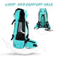 Mochila para mascotas transpirable reflectante para cachorros, para Corgi Bulldog, perros grandes, bolsa de viaje ajustable para senderismo al aire libre - details 6
