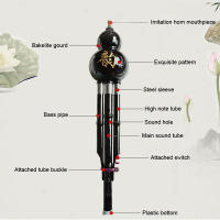 Flauta de Calabaza Profesional Instrumento Musical Chino para Principiantes - details 3