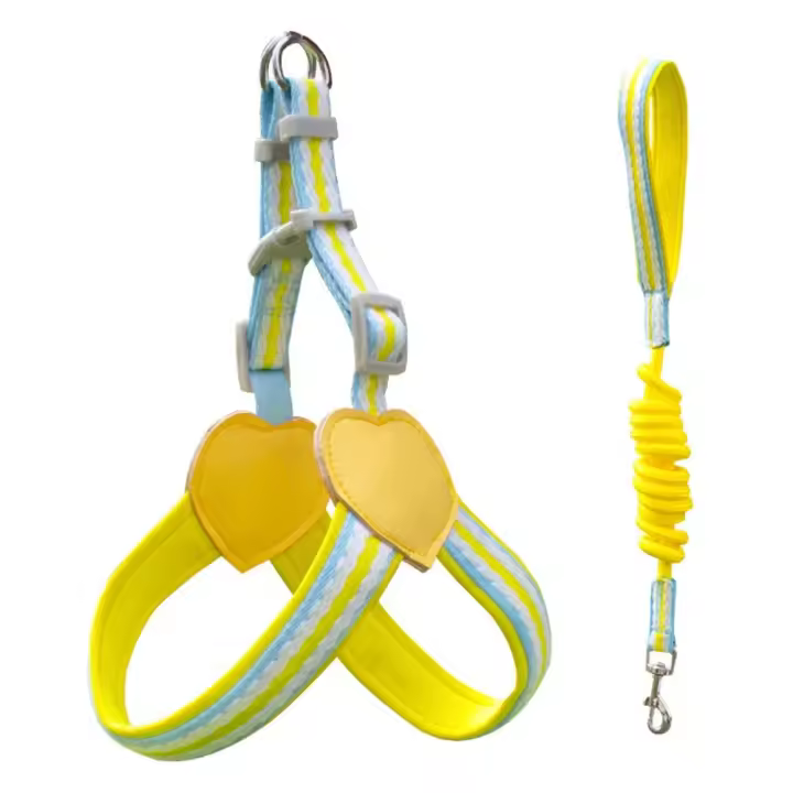 Arnés para perro en forma de Y, estilo chaleco, correa transpirable para caminar para perros, correa ajustable para el pecho para cachorros resistente al desgaste, perros pequeños y medianos - 1