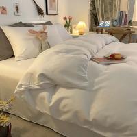 Cubierta de Edredón Blanca Nueva de Manga Suave para Hogar Estilo Sencillo sin Funda de Almohada Cómoda para Dormir - details 3