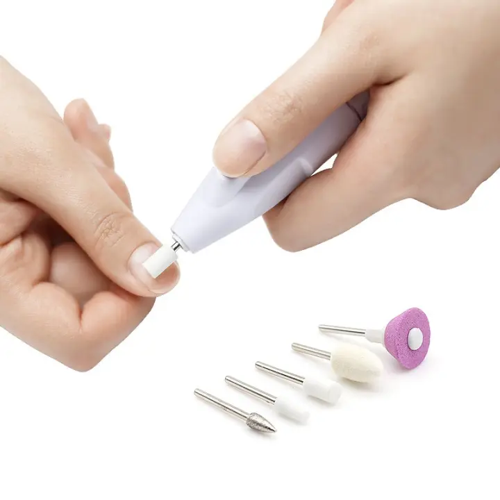 Pulidora de uñas eléctrica, juego de brocas de fresado, bolígrafo de pulido, limas de pulido, removedor de esmalte de Gel - 1