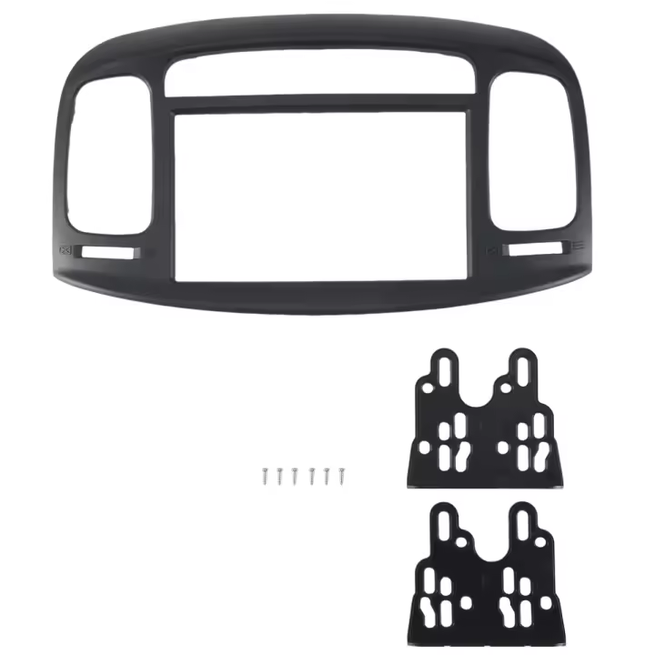 Radio de coche 2Din Fascia para HYUNDAI Accent 09-12 DVD estéreo marco adaptador de placa Instalación de tablero de montaje Kit de embellecedor de bisel - 1