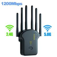 Amplificador de Señal WiFi de Doble Banda Velocidad de 1200Mbps Antena de Plástico - details 6