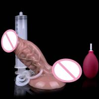 Empaque privado SEXY SXXY Multi-tipo Ultra Squirt Dildo Sucker Silicona Tacto de Piel Plug Anal Con Función de Eyaculación Para Hombres Sexo - details 1
