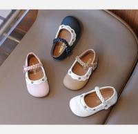 Zapatos de cuero para niñas, calzado de estilo coreano, suave, antideslizante, bordado, novedad de otoño, 2024 - details 1