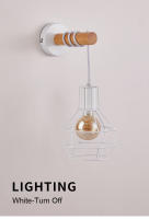 LEFAN-luz de pared Retro de estilo Industrial americano, candelabro para dormitorio, comedor y jardín, 20CM - details 16