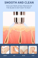 Afeitadora Mini 2 en 1 Portátil Cortadora de Cejas de Lápiz Labial Depilación Segura para Cuerpo Completo Accesorios de Eliminación de Vello de Belleza - details 5