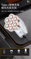 Maquinilla de Afeitar Eléctrica con Cabeza Magnética 7 Cuchillos para Afeitar la Cabeza y Todo el Cuerpo Pantalla Digital Doble Propósito - details 9