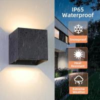 Aplique Pared Exterior, 12W Impermeable IP65 Lampara de pared Interior Exterior Luz Cálida 3000K 1000 lm Ángulo ajustable Lámpara Pared Blanco para Porche Salón Dormitorio - details 31