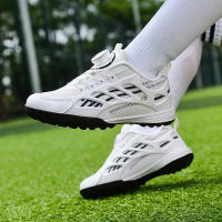 Nuevas zapatillas de fútbol para niños, calzado con botón giratorio, con Las uñas rotas - details 12