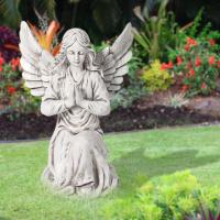 Estatua de Jardín Ángel Decoración Religiosa al Aire Libre Adorno de Hada de Memoria - details 5