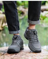 Zapatillas Deportivas para Hombre Botas de Senderismo con Hebilla Giratoria Color Sólido - details 11