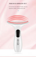 Instrumento de belleza para cuello multifunción con luz en color Instrumento de masaje para cara y cuello - details 0