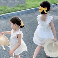 Vestido de verano estilo extranjero falda de gasa niños vestido de princesa niña - details 0