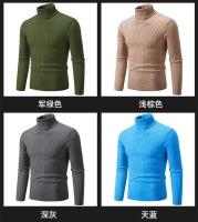 Nuevo suéter de cuello alto de invierno para hombre, suéter tejido informal para hombre, jerséis de Fitness para mantener el calor, Tops - details 19