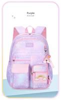 Mochila escolar arcoiris para niñas,Bonita mochila escolar,Regalo para estudiantes de primaria,Mochila escolar infantil - details 15