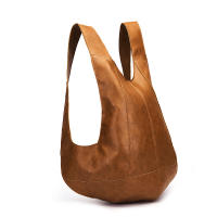 Mochila De Cuero PU con cera de aceite minimalista informal, mochila antirrobo, Mochila De Cuero Crazy Horse - details 1