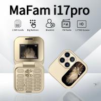 Mini teléfono móvil I17pro con tapa, Radio FM, tarjeta Dual, modo de espera Dual, plegable, linterna, voz, Clamshell, MP3 - details 1