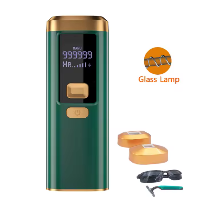 Vancostar-depiladora láser IPL para mujeres y hombres, máquina de depilación permanente con luz LED, 3 tamaños de ventana, recortadora de Bikini, 999900 Flashes - 1