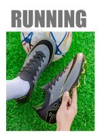 Putian-zapatos de fútbol juvenil con Copa Europea, zapatillas de fútbol de caña baja, sin costuras, con tejido volador, característica de entrenamiento con uñas rotas, 2025 - details 15