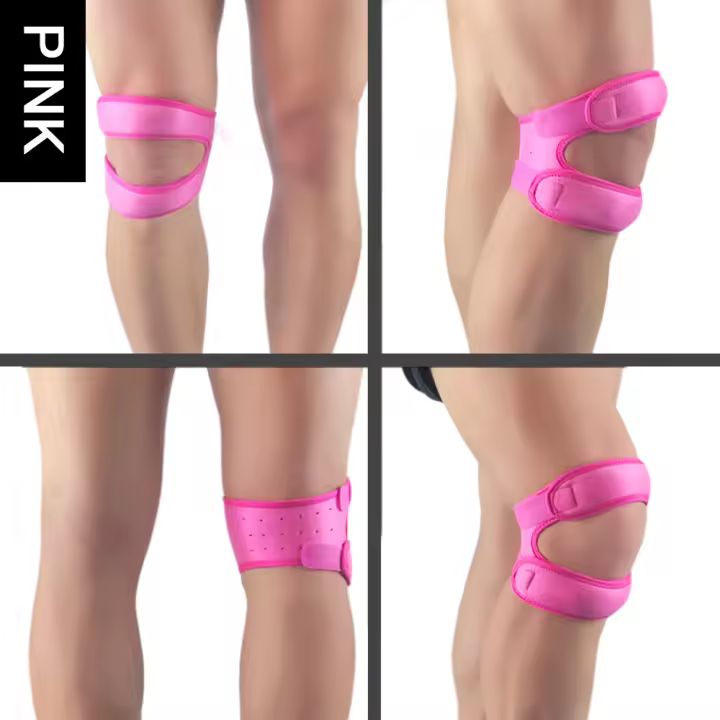 Rodillera ajustable de neopreno, soporte para correr, artritis, puente, tenis, baloncesto, alivio del dolor, 1 unidad - 1