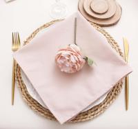 Servilletas de boda de 43x43cm, mesa de cena cuadrada, servilletas verdes de sarga, tapete de tela para mesa, toalla de té, decoración para fiesta de Navidad en casa, 6 uds. - details 2