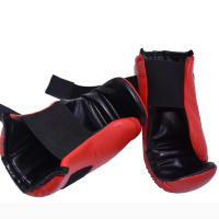 1 Juego de protectores de tobillo y pie para Taekwondo, protectores de manos, guantes para botas Kickbo, equipo de combate para artes marciales ITF, Karate - details 6
