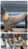 Zapatos de trabajo con punta de acero para hombres, botas protectoras antideslizantes, aislamiento de alta calidad, 6kV - details 10