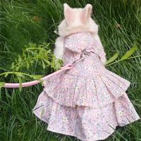 Conjunto de Correa de Arneses Suave Floral para Mascotas Pequeñas Ideal para Conejos, Hamsters, Chinchillas Correa de Pecho para Viajes - details 9