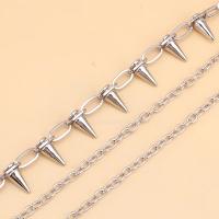 Cadena de cintura de pantalones de Metal para hombres y mujeres, llavero de Hip Hop, Punk, Rock, BILLETERA, Jeans, Unisex, regalo de joyería - details 4