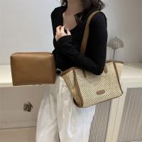 Nuevo bolso de paja tejido de verano, bolso de hombro de paja informal bohemio para mujer y niña - details 19