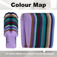 Exfoliante médico, bata quirúrgica de enfermería, exfoliante elástico de alta calidad, uniforme de color sólido para atención médica, ropa de trabajo al por mayor, unisex - details 3