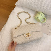 Bolso cuadrado pequeño informal, bolso de mensajero de cadena, nueva moda, bolso de hombro de diamantes. - details 20