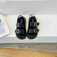 Zapatillas Informales para Niños con Cordón Zapatos de Playa de Cuero con Punta Abierta - details 9