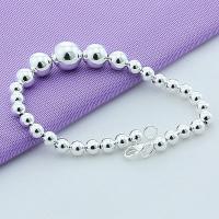 -pulsera de plata de ley 925 para mujer, cuentas de Buda, tamaño degradado, joyería de compromiso, regalo de boda - details 5
