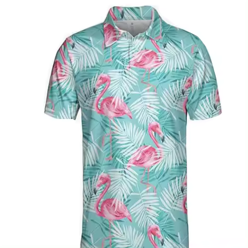 Polos de manga corta para hombre 2025, ropa de moda con elementos populares, ropa estampada a color. - 1