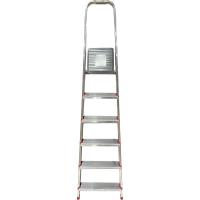 Escalera de Aluminio, Multiusos, Antideslizante, Ligera y Resistente, Escalera Doméstica, Fácil Transporte (4 peldaños) - details 27