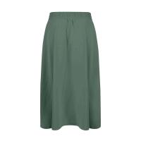 Falda elástica plisada estampada de cintura alta a rodilla para mujer, moda, fiesta, verano, 2024 - details 38